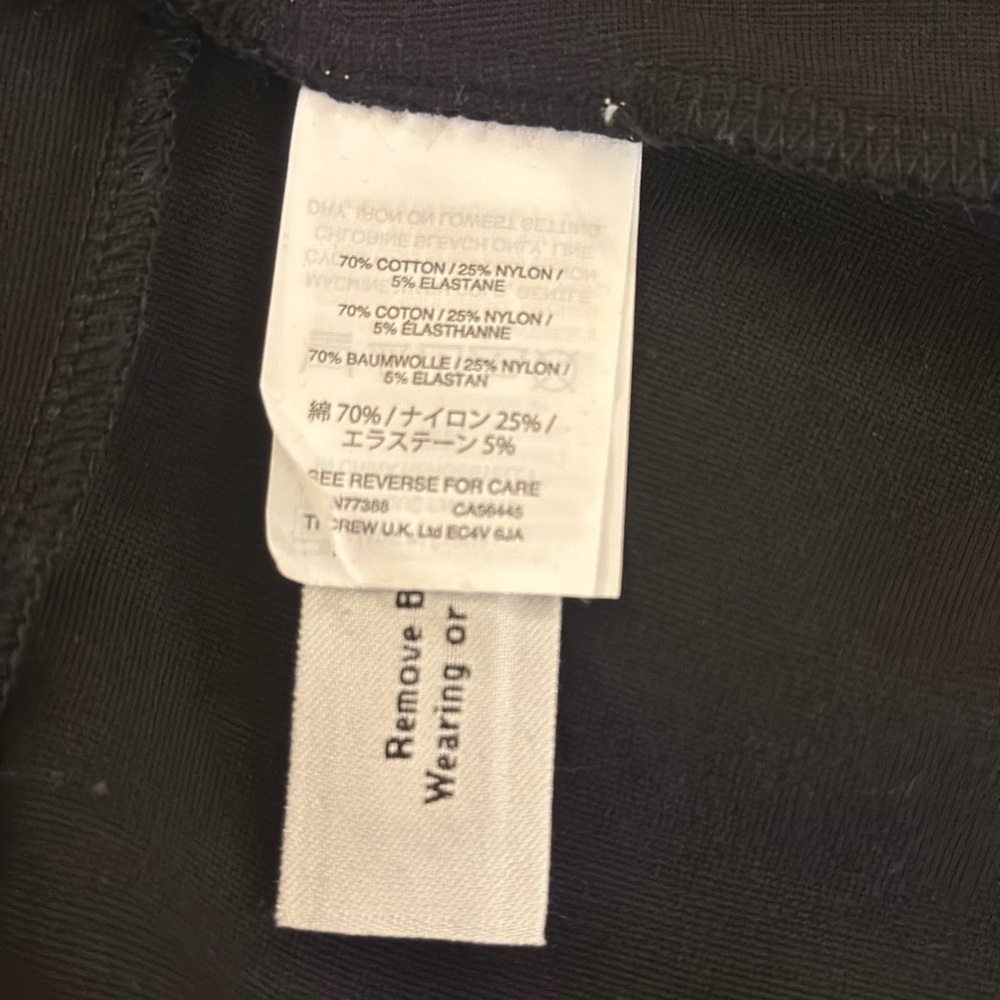 J. Crew Black Peplum Short Sleeve Blouse - Picture 5 of 8